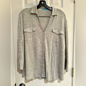 J McLaughlin 3/4 Length Sleeve Knit Shirt